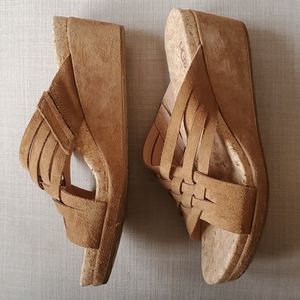 Ugg wedges size US10 suede